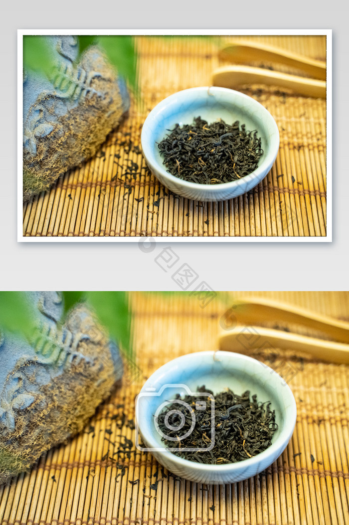 红茶黑茶茶品摆拍高清图