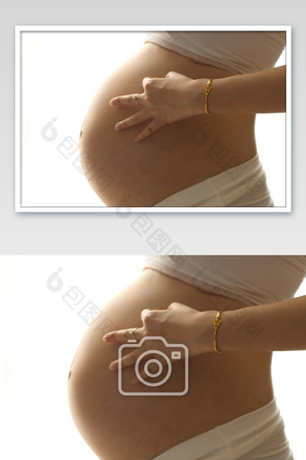 孕妇怀孕孕肚特写LOVE系列字母E摄影图图片