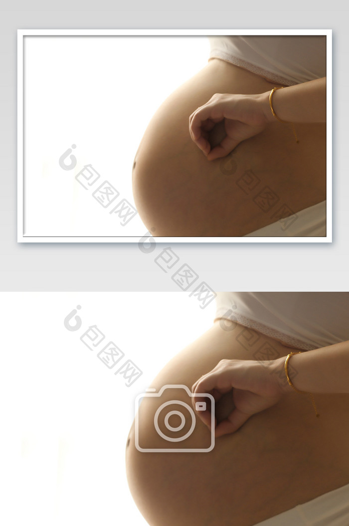 孕妇怀孕孕肚特写LOVE系列字母O摄影图