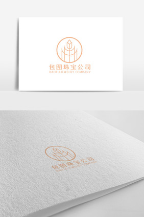 简洁大方珠宝公司logo设计