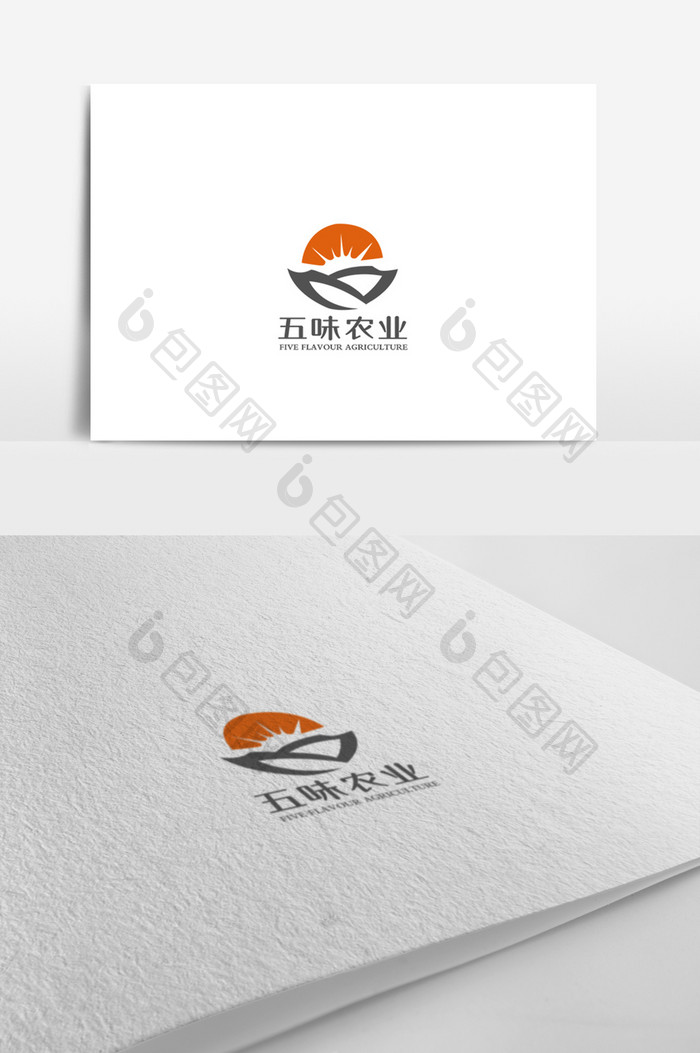 简洁农业主题logo设计