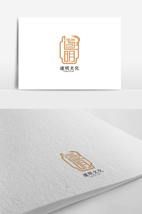 创意道明文化标志logo设计