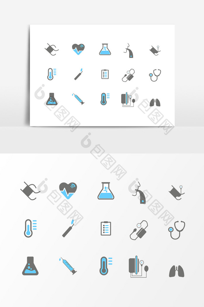 医疗医学用品图案设计素材