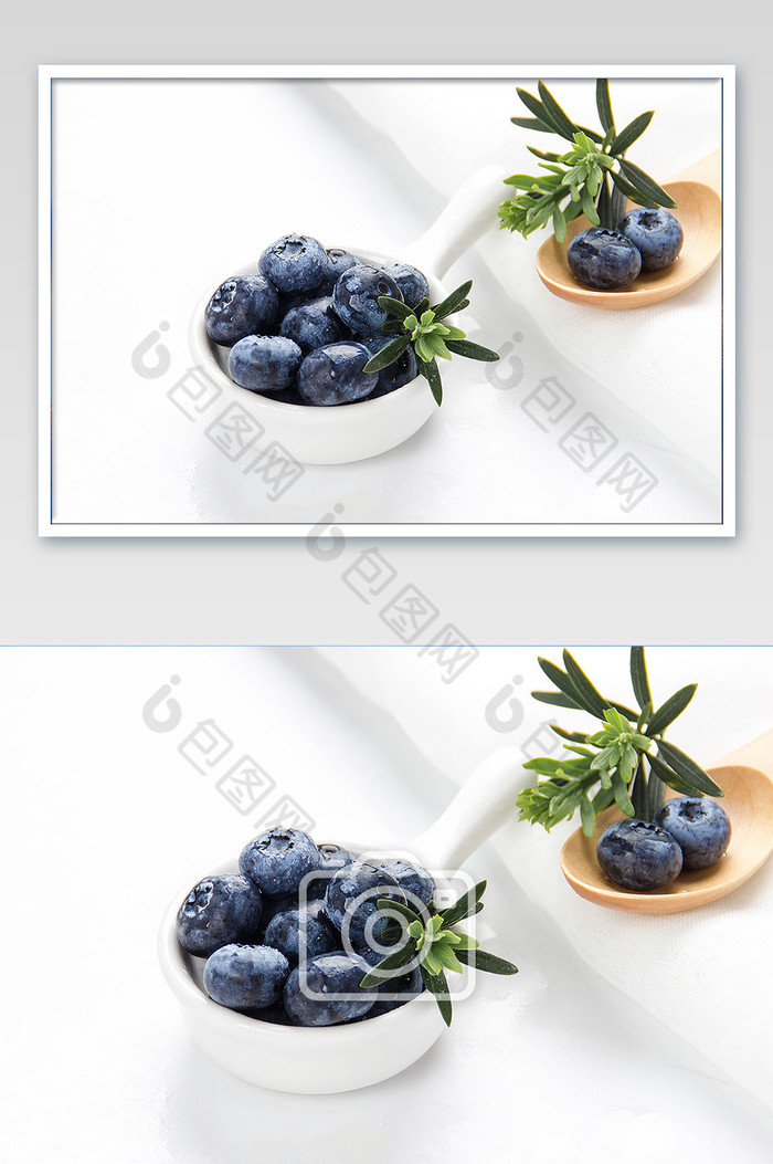 清新蓝莓摄影图片图片