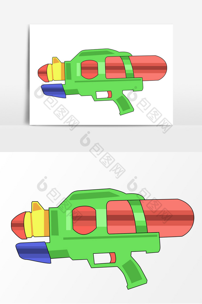 儿童节玩具水枪卡通