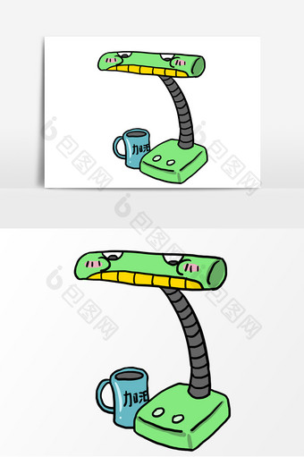 卡通学习办公台灯图片