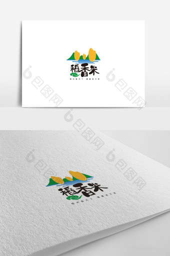 大米品牌logo大米logo标志图片