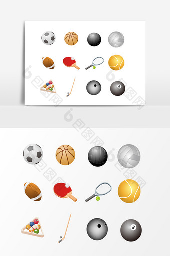 球类运动体育素材图片