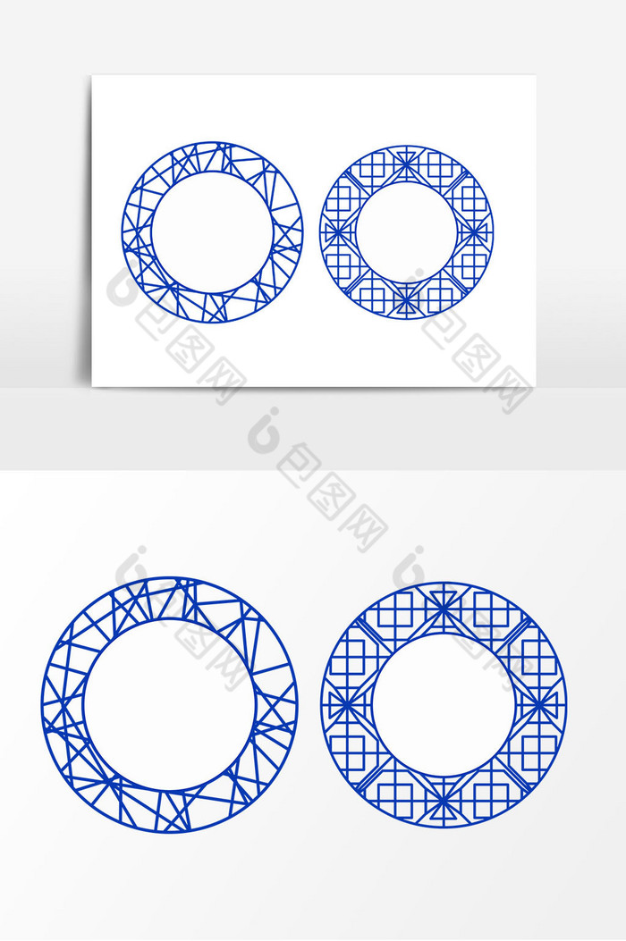 线条圆圈装饰图片图片
