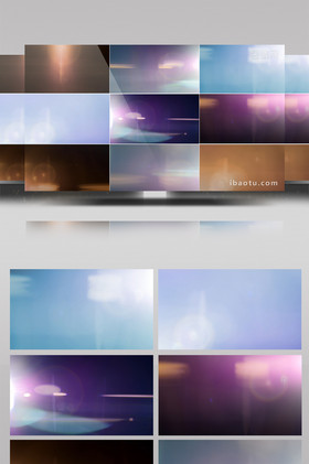 25组镜头炫光光效转场特效视频素材