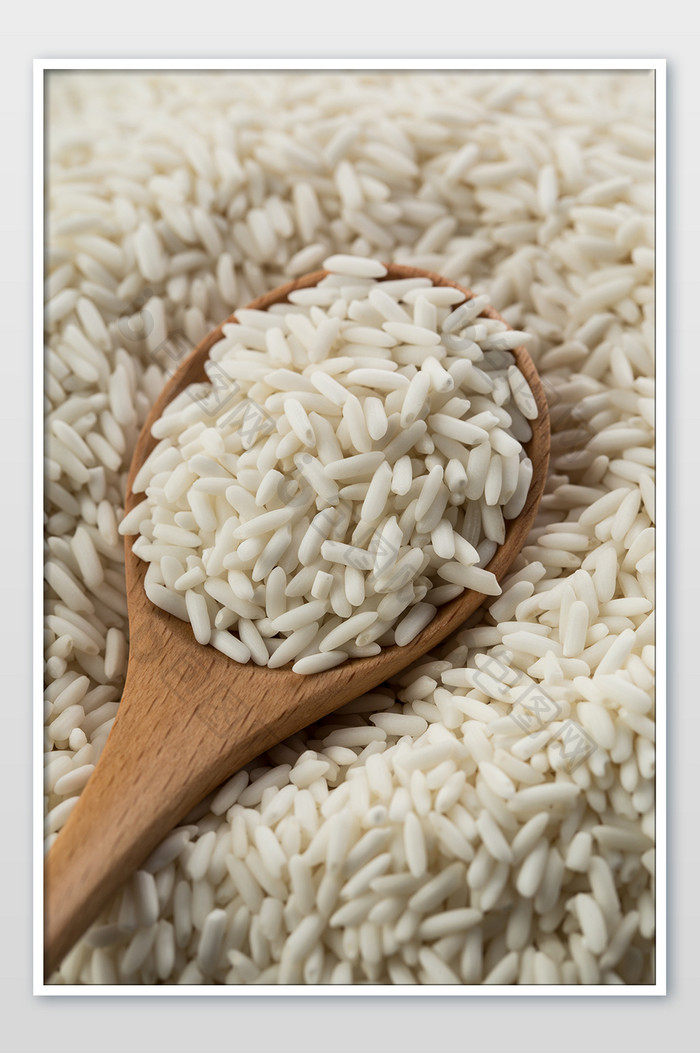 传统谷物食材糯米摄影图
