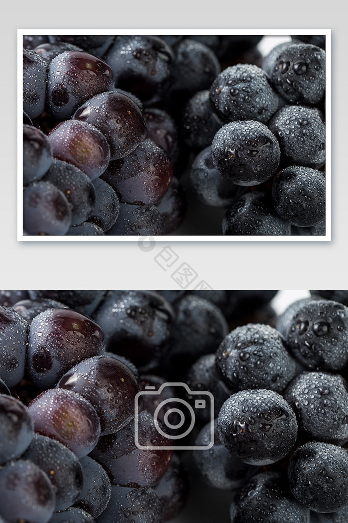 高清水果美食无籽葡萄摄影细节图片