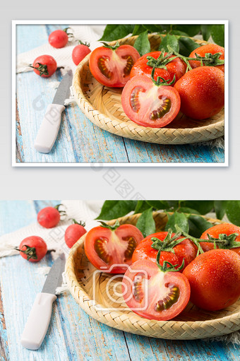 蔬菜水果西红柿美食摄影细节图图片
