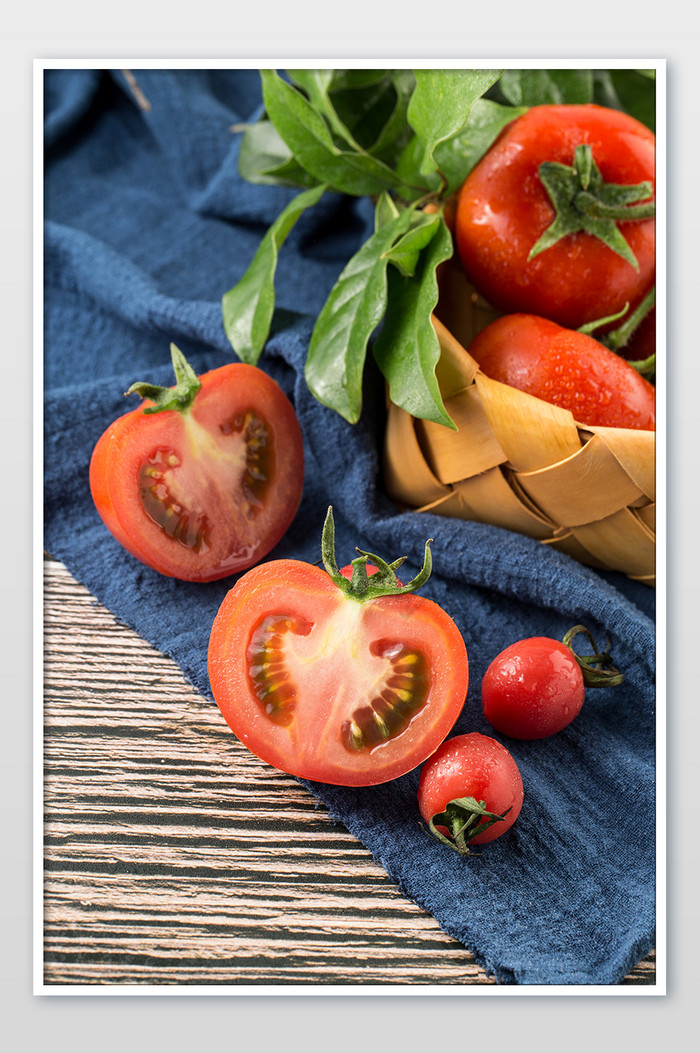 美食蔬菜水果西红柿摄影高清图片