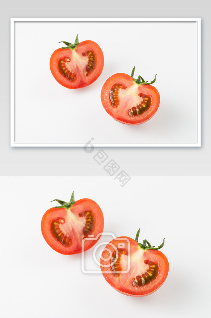 美食蔬菜水果西红柿摄影切面图图片
