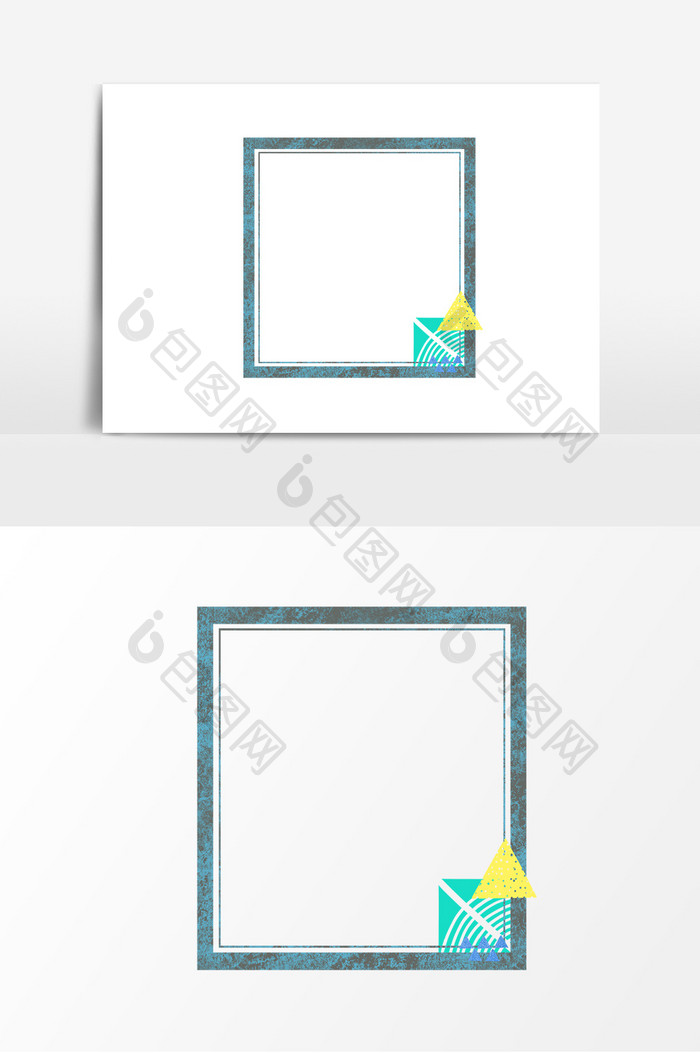 花纹几何图形边框相框