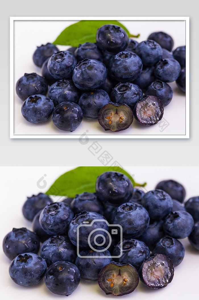 一堆蓝莓花青素保健美食图片图片