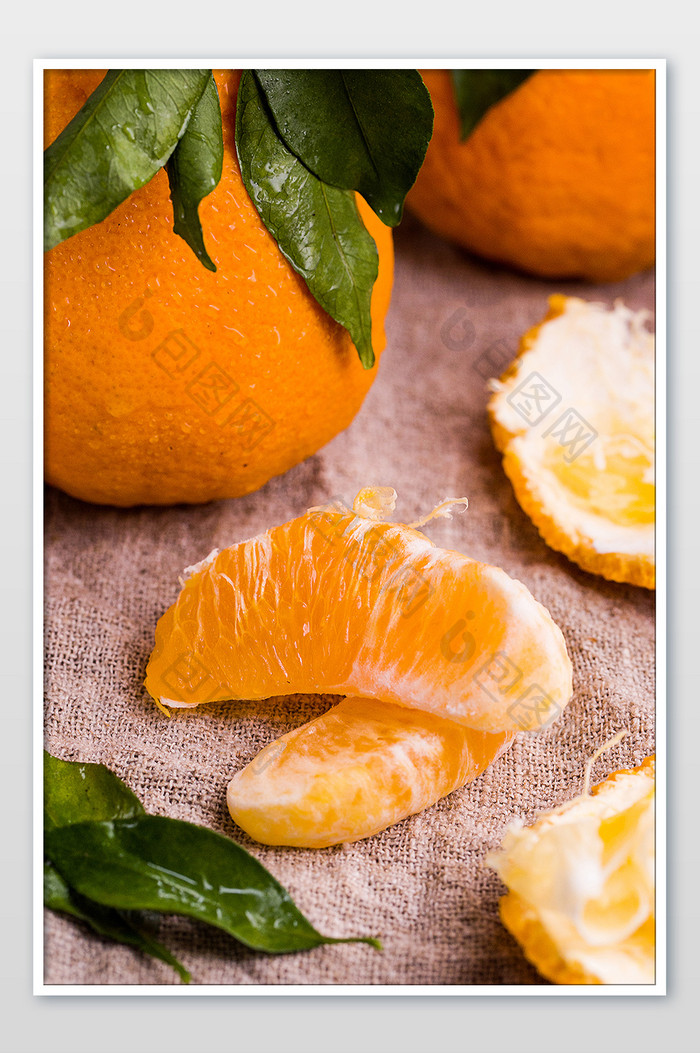 丑橘果肉新鲜夏日水果摄影图片