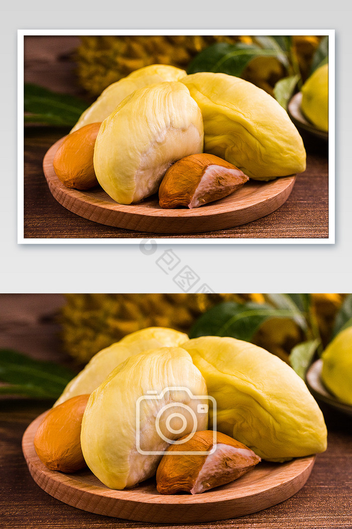 泰国金枕榴莲横版拍摄热带水果图片