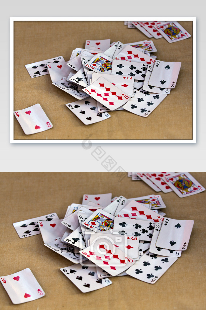 中国传统游戏- 玩扑克牌图片