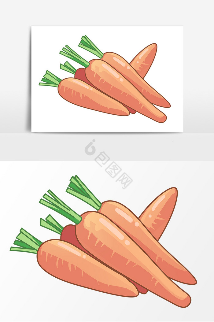胡萝卜形象图片