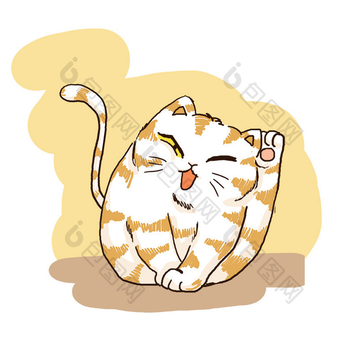 二次元gif表情包卡通漫画可爱挠痒痒猫 图片下载 包图网 二次元gif表情包卡通漫画可爱挠痒痒猫 图片下载 包图网