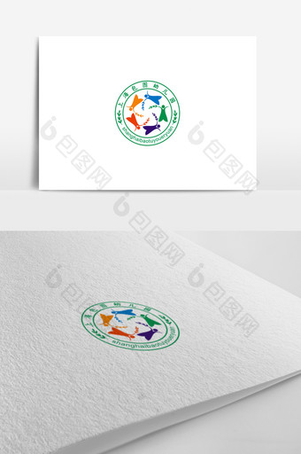 简约时尚教育学校校徽标志logo设计图片