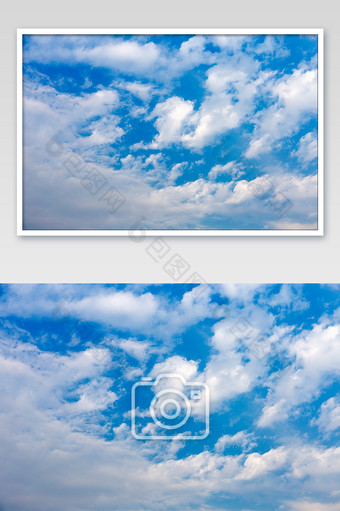 蓝天白云天空素材背景大气图片