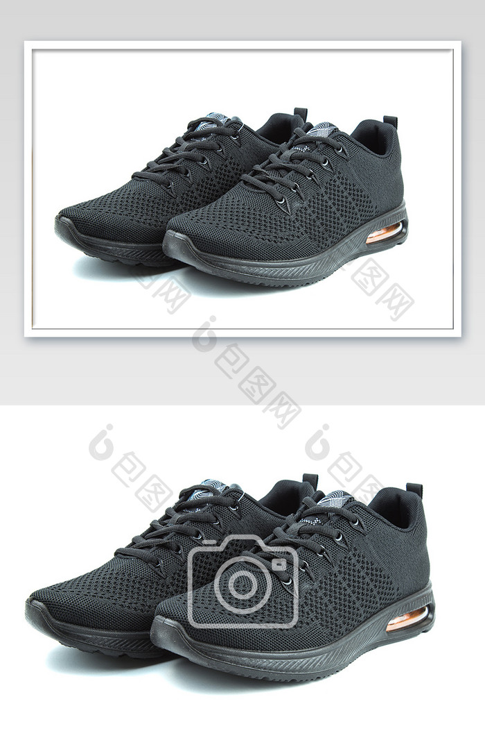 黑色运动鞋球鞋摄影