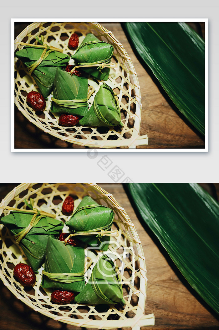 端午节粽子红枣美食摄影图片