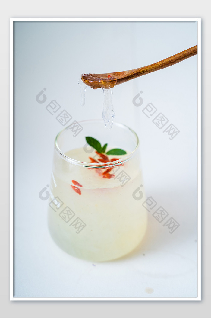 保养品燕窝营养玻璃杯健康养生高清图图片图片