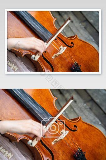 音乐家大提琴演奏优美动听高雅动作摄影图图片