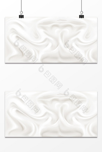 白色丝绸背景元素素材平面设计图片