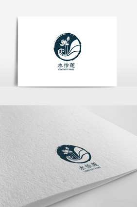 中国风水怡莲标志logo设计