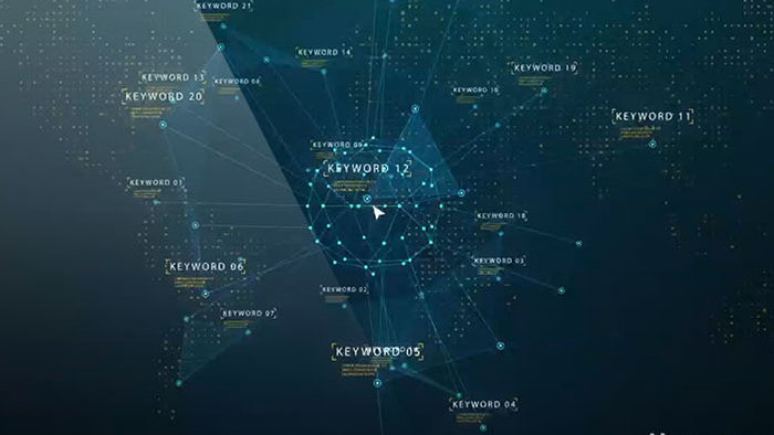 科技信息分类企业组织结构AE模板