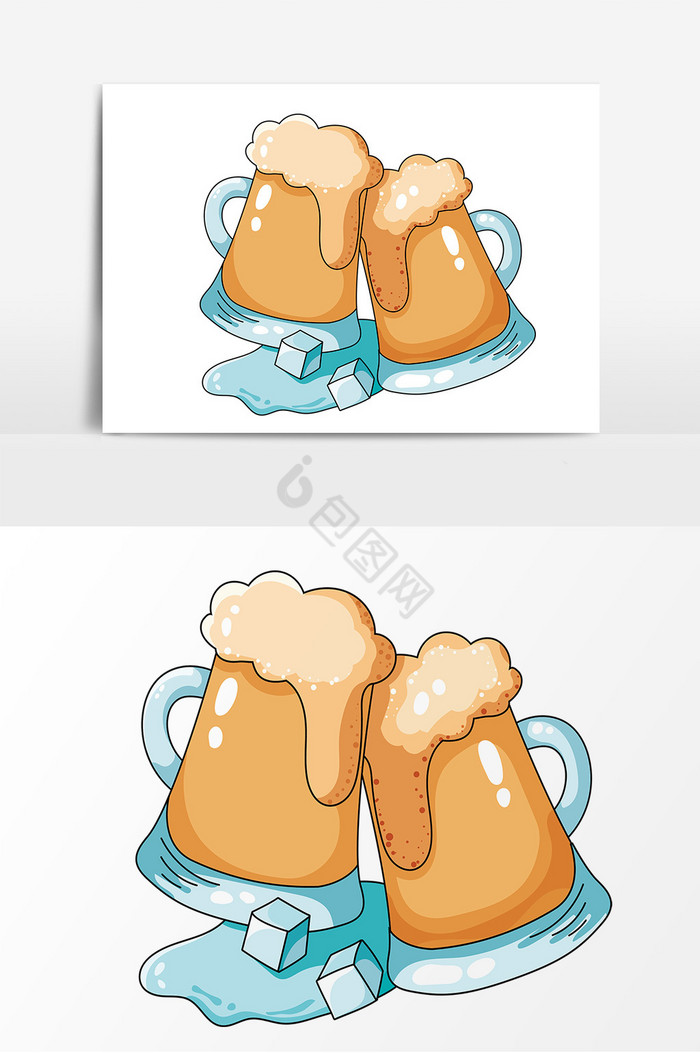 扎啤啤酒杯图片