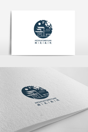 创意别致复古庭院logo设计