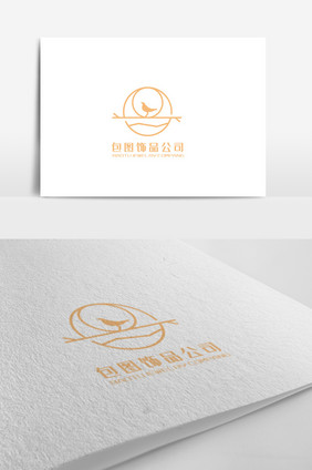 简洁大气珠宝饰品公司logo设计