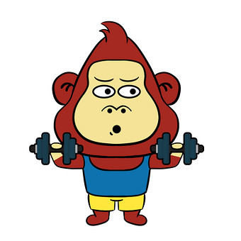 大猩猩图片本素材所属分类为大猩猩插画动图-gif ,主要用途为卡通漫画