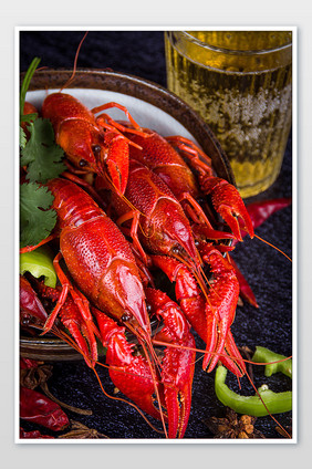 高清美食小龙虾摄影图