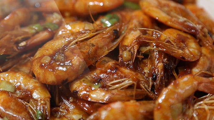 美食中国海鲜中餐制作实拍视频素材