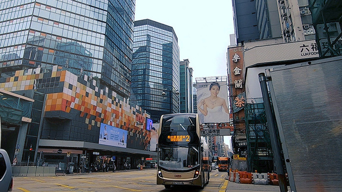 旅拍风格的香港街景视频