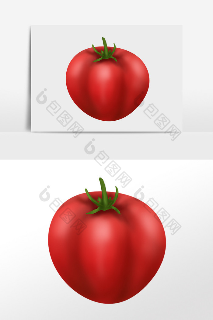 新鲜有机蔬菜西红柿插画图片图片
