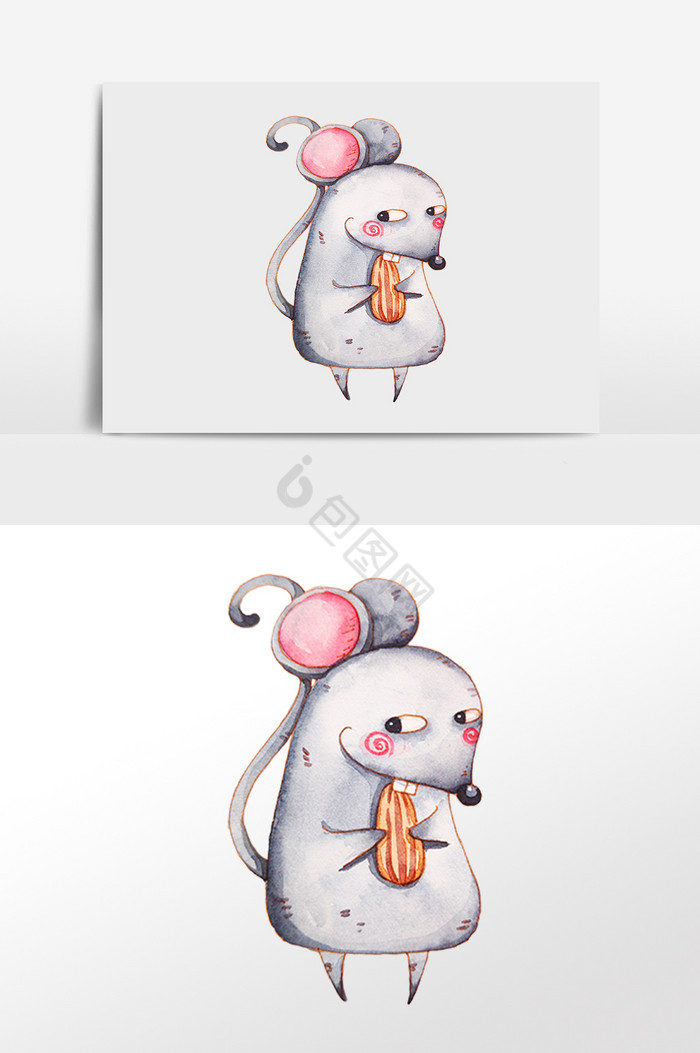小动物仓鼠插画图片