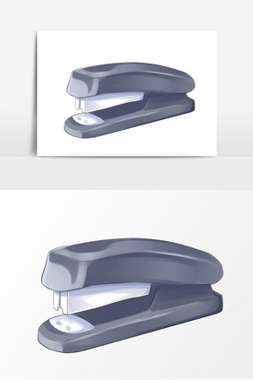 订书机手绘卡通形象元素
