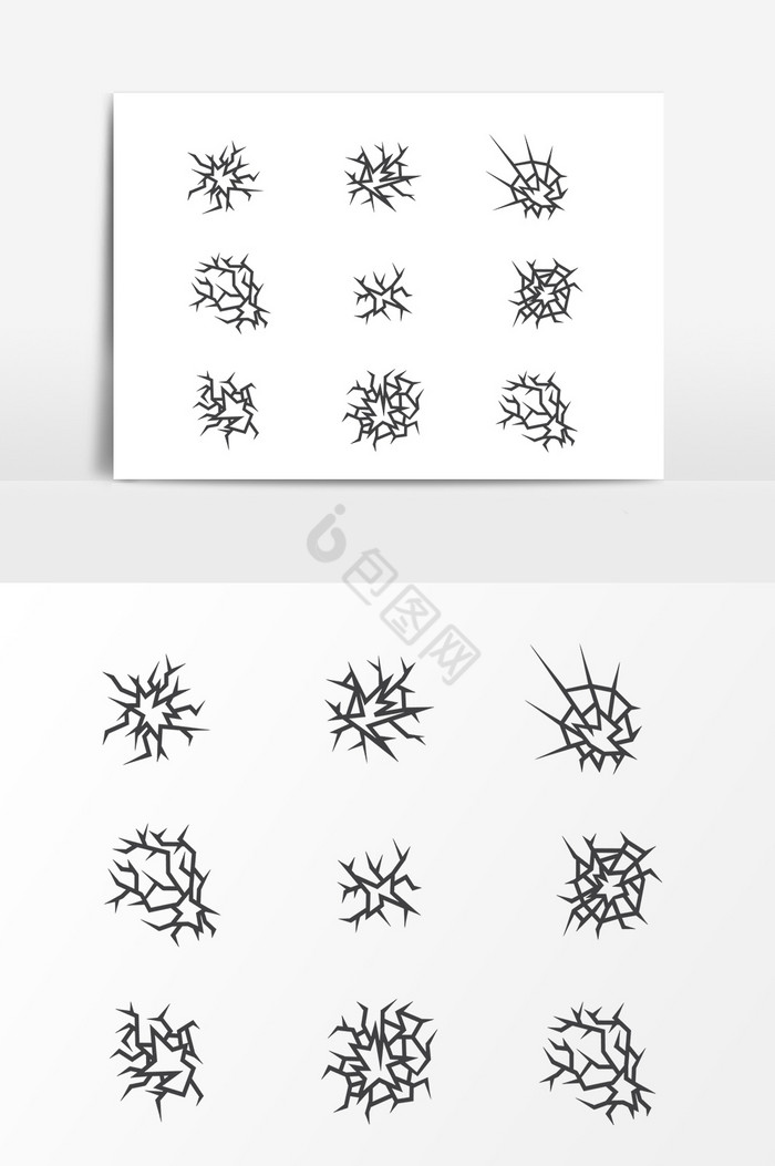 破裂效果图片