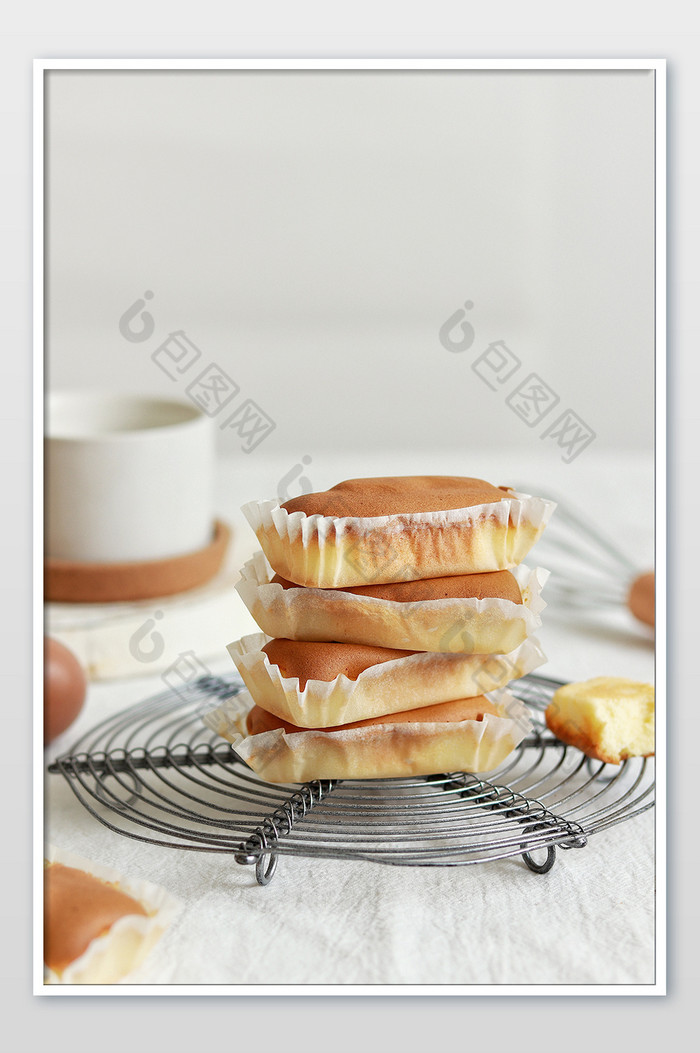 早餐烘焙牛奶芝士鸡蛋蛋糕图片图片