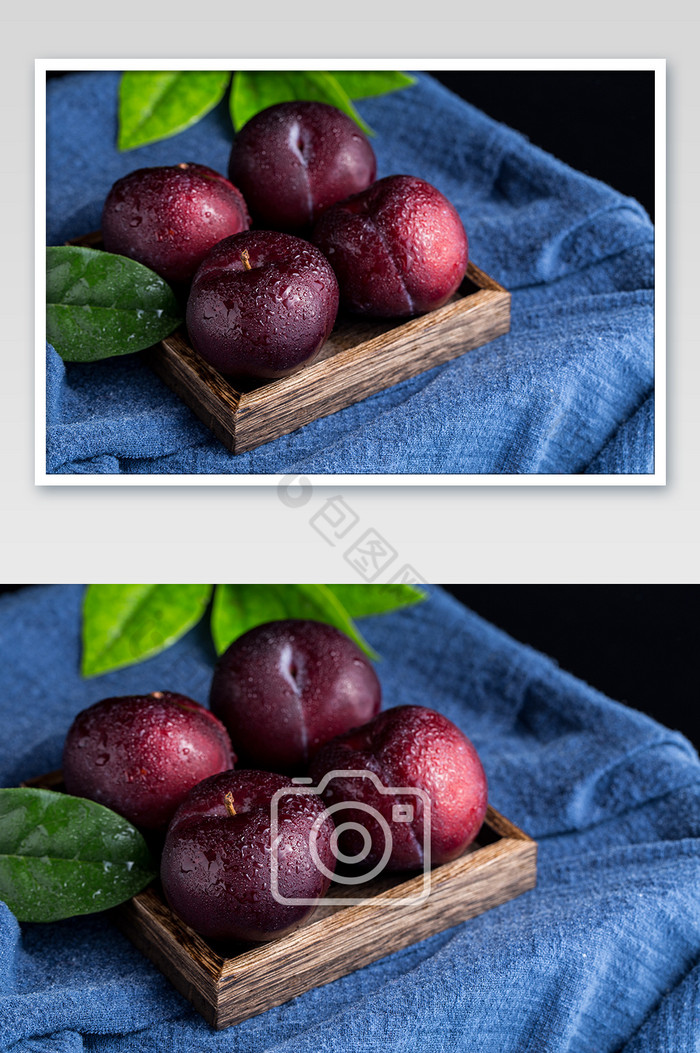 新鲜水果美食黑布林摄影图片图片
