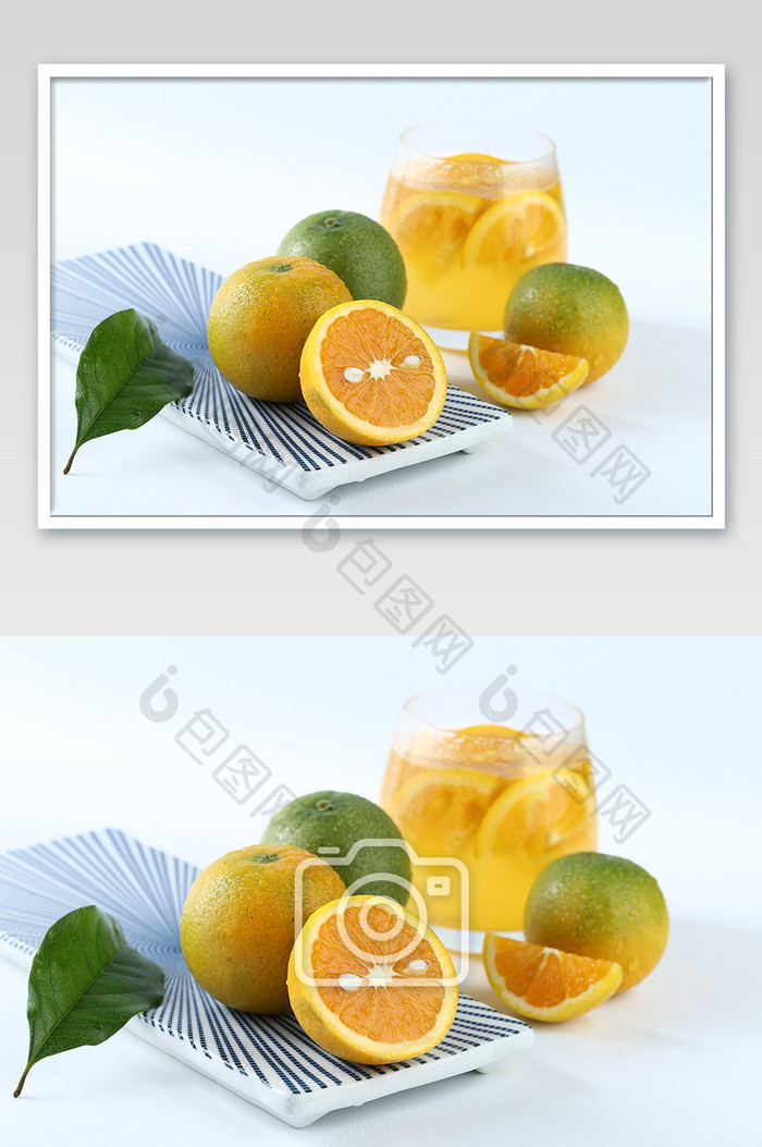 高清新鲜水果美食夏橙摄影图片