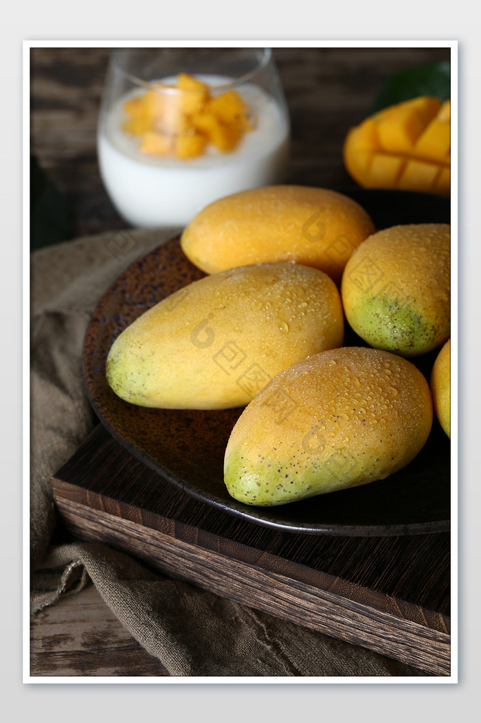 高清新鲜水果美食芒果摄影图图片图片